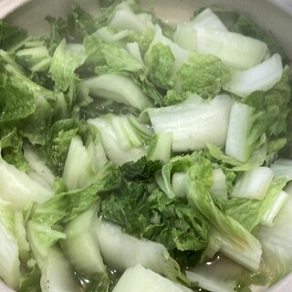 外側白菜の圧力鍋の中華蒸し